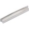Jeffrey Alexander 192 mm Center Polished Chrome Square-to-Center Square Renzo Cabinet Cup Pull 141-192PC - alternate 4